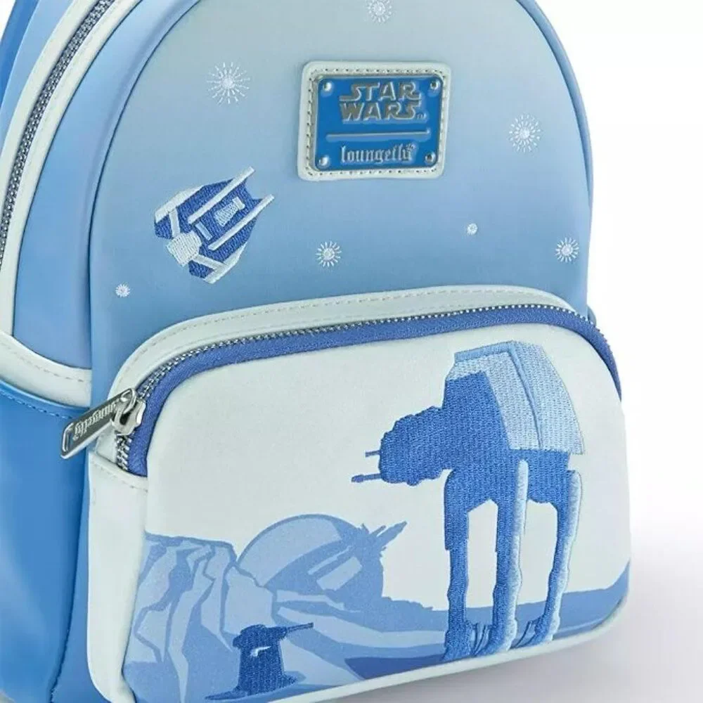 ✨DISNEY x LOUNGEFLY✨ NEW! Star Wars Hoth Echo Base Backpack - Picture 4 of 15